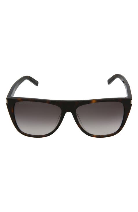 58mm Square Sunglasses