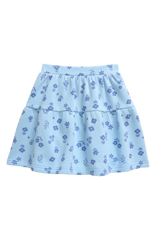 Tucker + Tate Kids' Tiered Knit Skort In Blue Falls Avery Floral