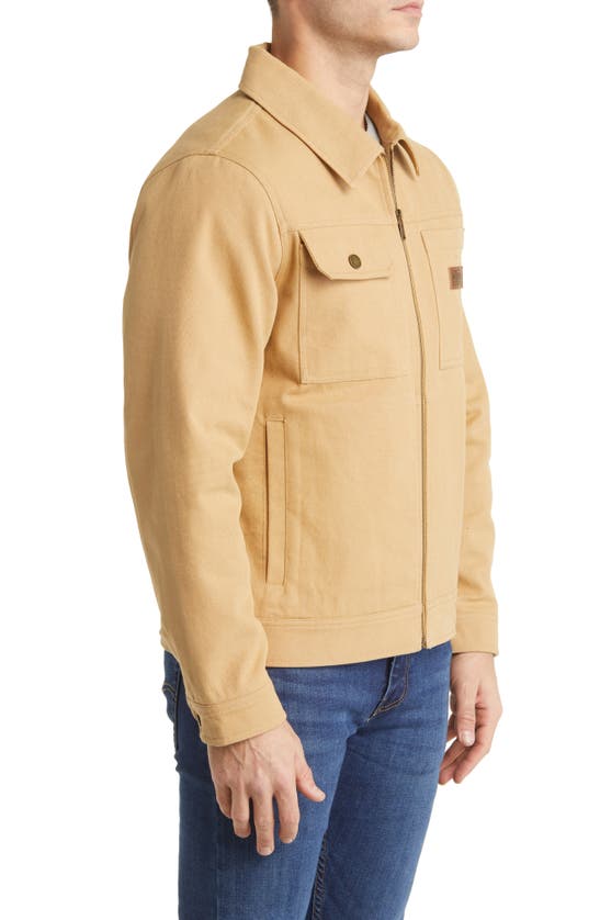 PENDLETON HOWIE ZIP COTTON CANVAS TRUCKER JACKET