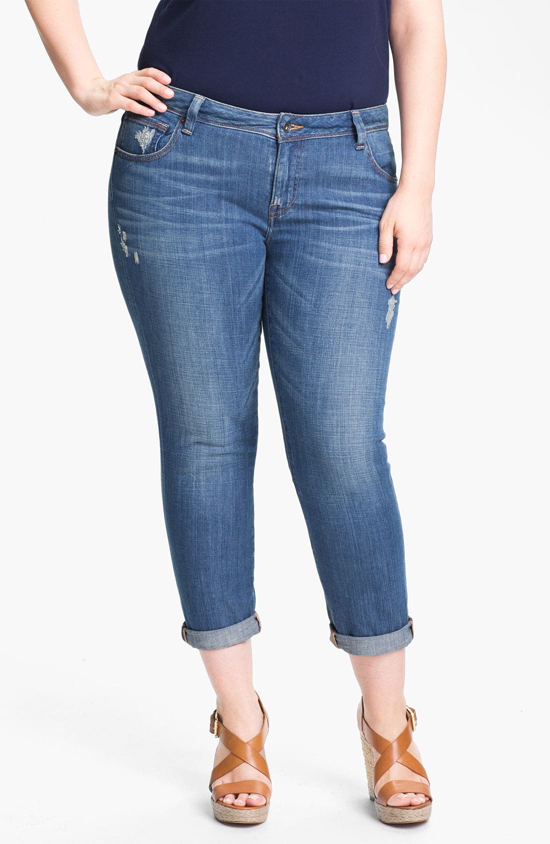 lucky brand plus size boyfriend jeans