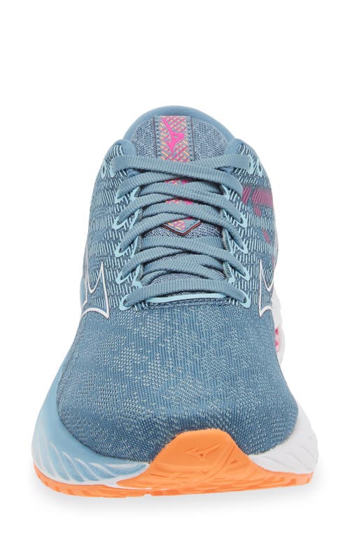 Mizuno Wave Inspire 19 Sneaker In Provincial Blue-white