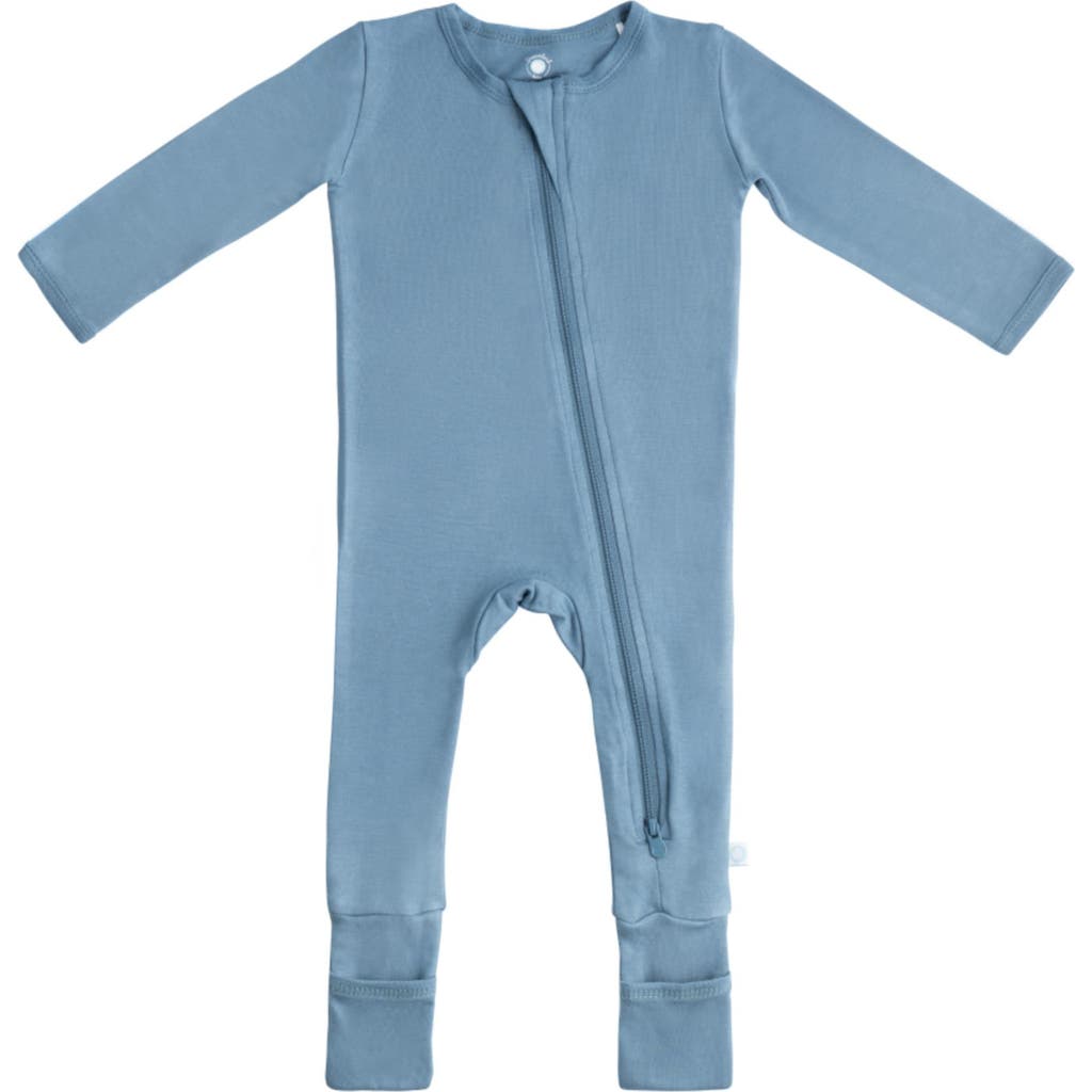 Dreamland Baby Baby Pajamas With Dream Cuffs In Ocean Blue