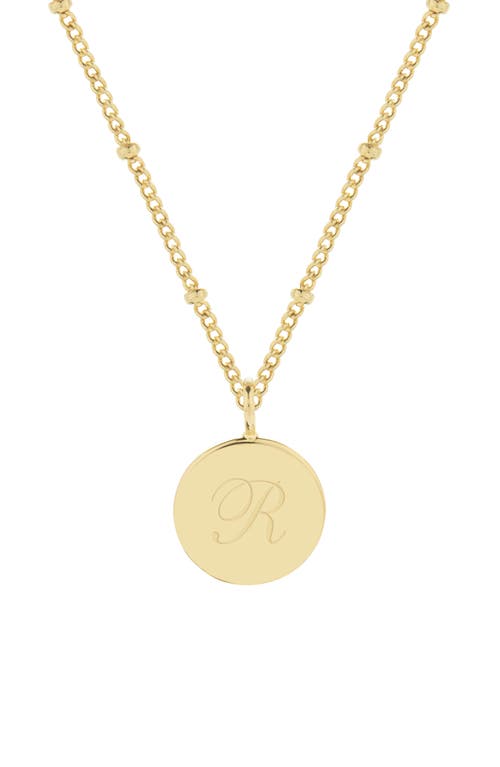 Brook and York Lizzie Initial Pendant Necklace in Gold R