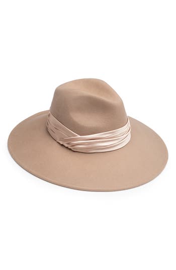 Eugenia Kim Emmanuelle Wool Fedora In Sand