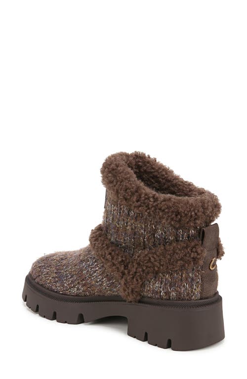 Circus Ny By Sam Edelman Clare Faux Fur Lined Bootie In Brown Multi/teddy Brown