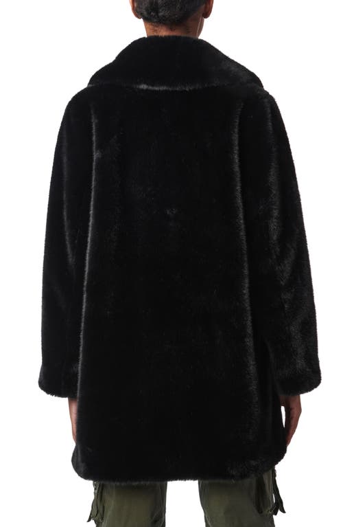 Bernardo The Sally Faux Fur Coat In Black