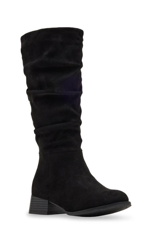 Steve Madden Kids'  Jpepper Slouch Knee High Boot In Black