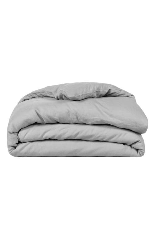 Sijo French Linen Duvet Cover in Dove at Nordstrom