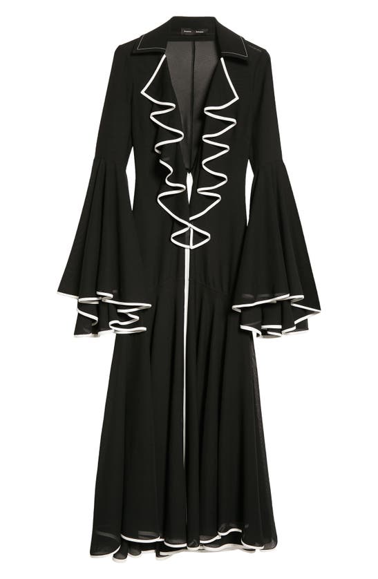 Proenza Schouler Ruffle Maxi Dress In Black ModeSens