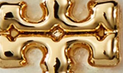 Tory Burch Kira Crystal Stud Earrings In Tory Gold/mop/crystal