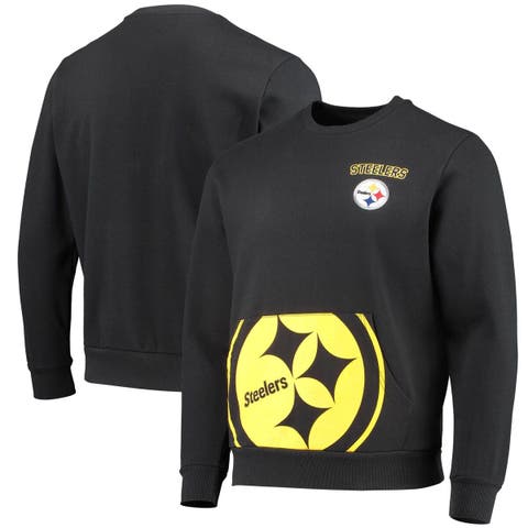 Men's Pittsburgh Steelers FOCO White Big Logo Knit Ugly Pullover