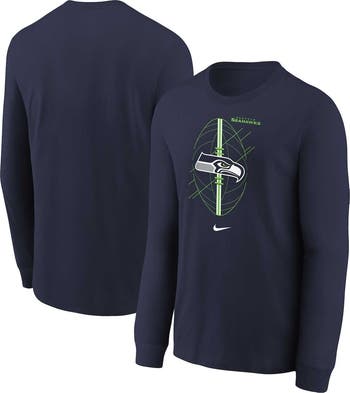 Nike Toddler Nike College Navy Seattle Seahawks Icon Long Sleeve T