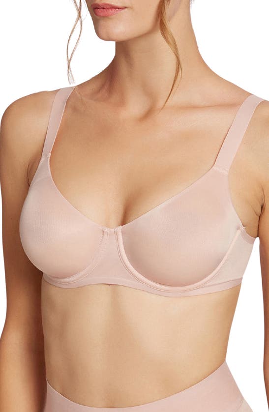 Wolford Sheer Touch Bra In Rose Powder