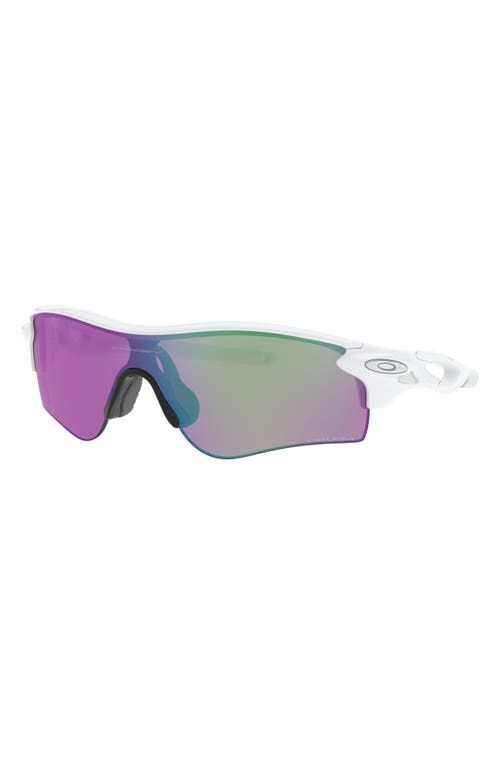 Oakley Shield Sunglasses In Polished White/prizm Golf