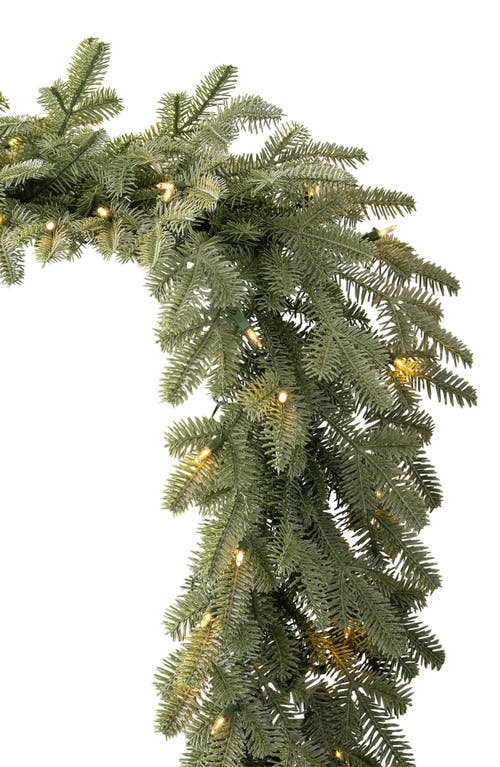 Balsam Hill BH Balsam Fir Pre-Lit Garland in Green 