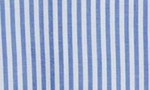 BEACHLUNCHLOUNGE BEACHLUNCHLOUNGE CANDY STRIPE COTTON BLEND BUTTON-UP SHIRT
