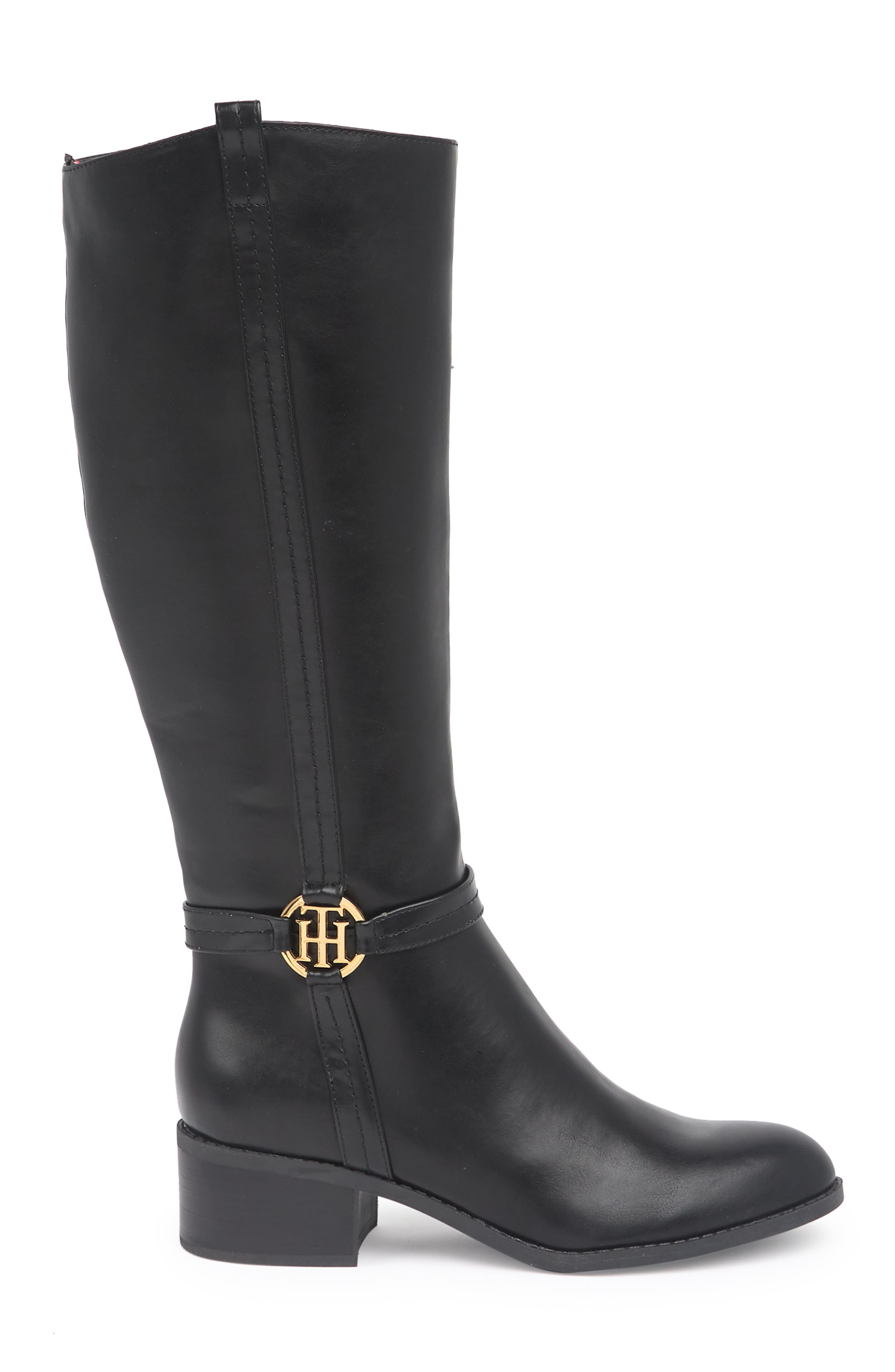 tommy hilfiger wide calf riding boots