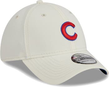 New Era Men's New Era Cream Chicago Cubs Chrome Team Classic 39THIRTY Flex  Hat