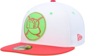 Men's New Era White/Coral Detroit Tigers 1968 World Series Strawberry Lolli 59FIFTY Fitted Hat