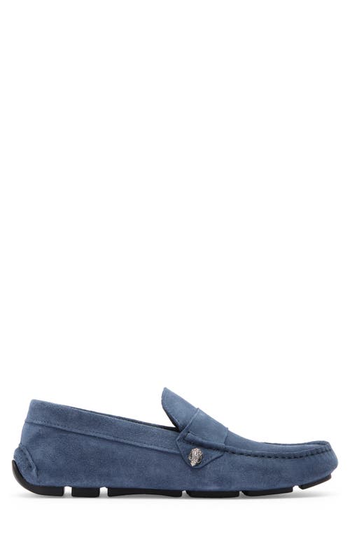 Kurt Geiger London Stirling Moc Toe Driving Shoe In Blue