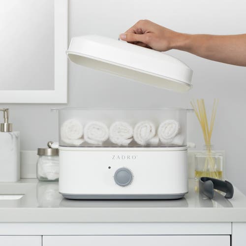 Zadro Towel Steamer In White/gray