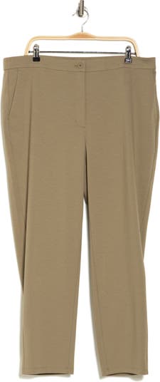 EILEEN FISHER Stretch-Ponte Slim Pants - Regular