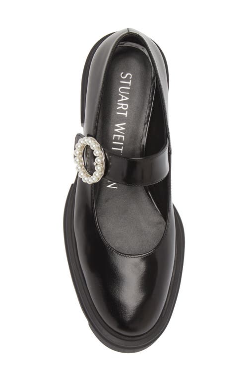 Stuart Weitzman Nolita Platform Mary Jane In Black