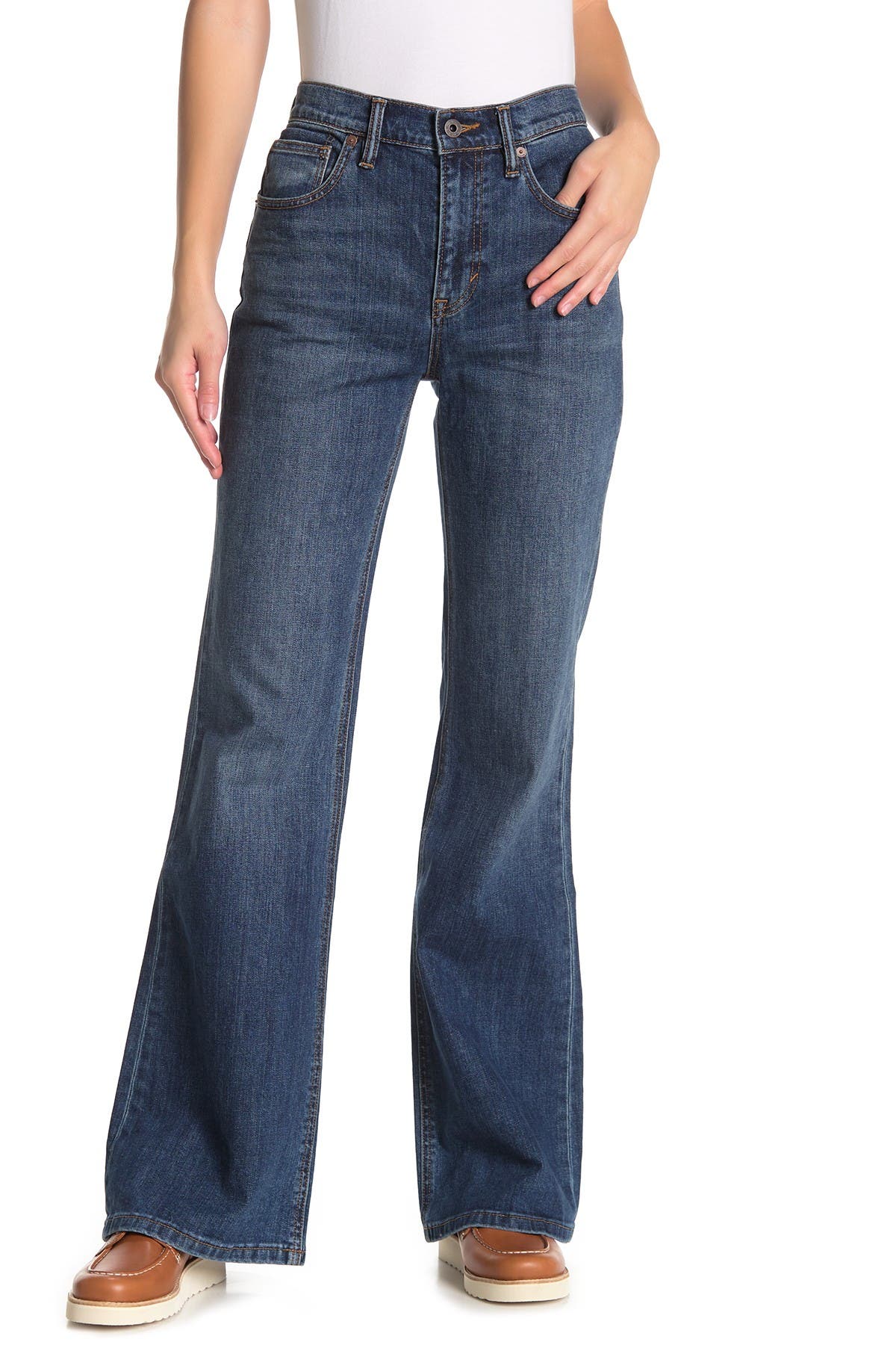 vince wide leg flare jeans