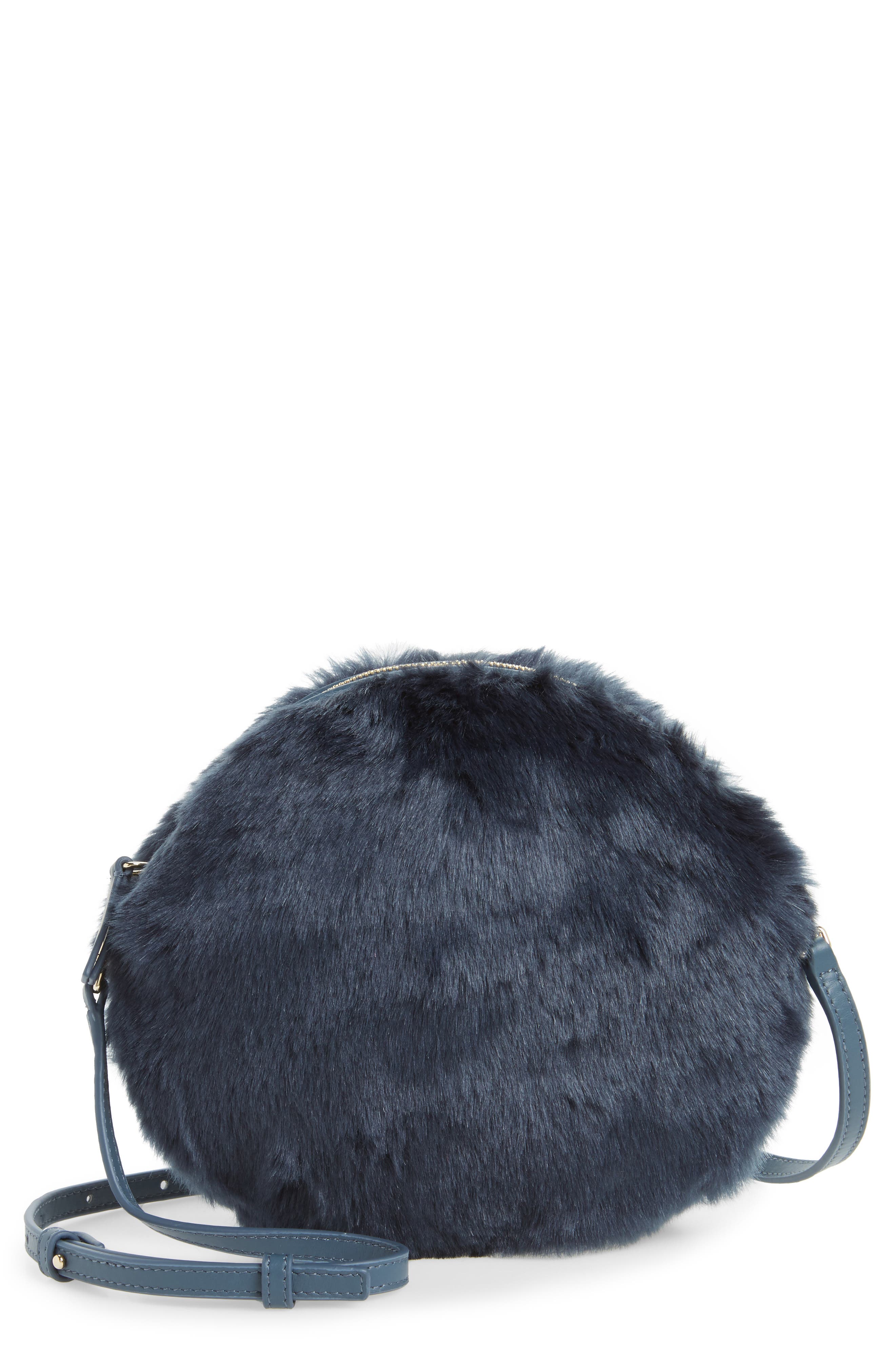 furla faux fur bag