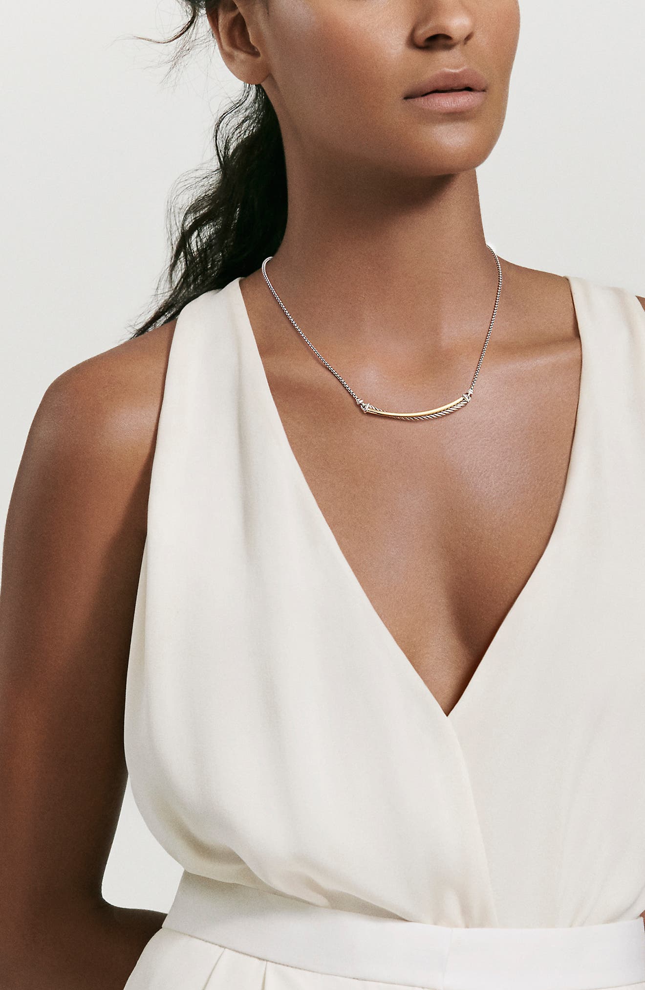 david yurman crossover bar necklace