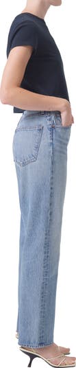 '90s Pinch Waist High Waist Straight Leg Jeans