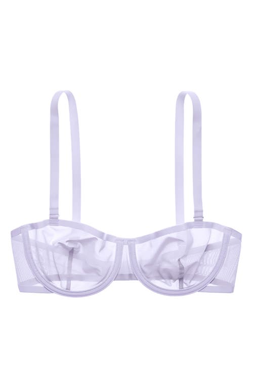 Cuup The Demi Spacer & Mesh Bra In Lilac