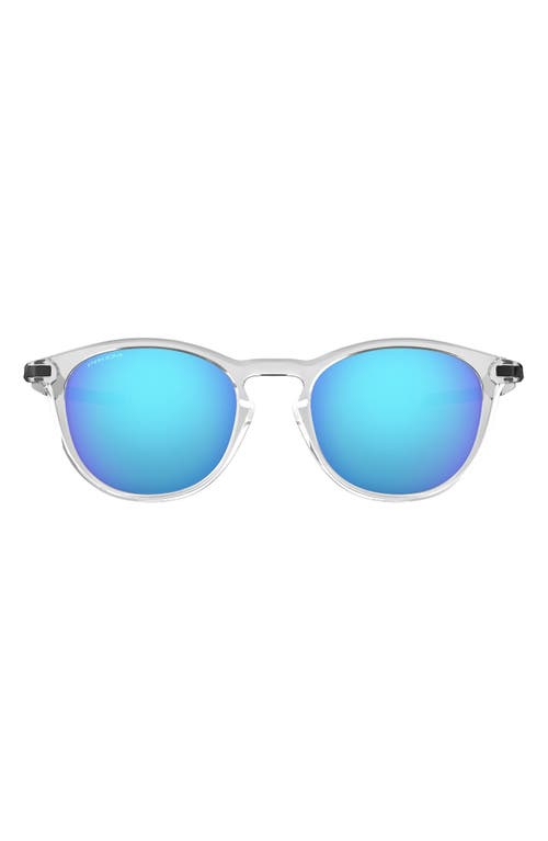 Oakley Ptchman 50mm Small Round Sunglasses in Clear at Nordstrom