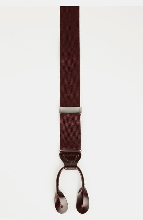 Buy Cool Gifts For Men - Burgundy Leather Belt - Capo Pelle