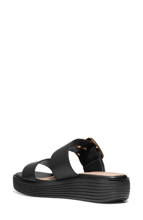 Shop Cole Haan Original Grand Platform Sandal In Black/black