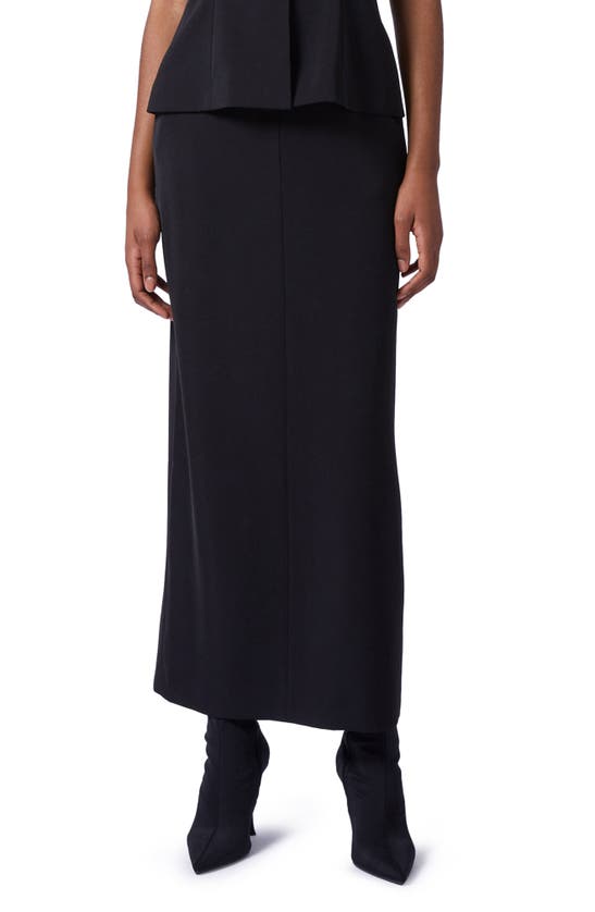 Shop French Connection Harrie Suiting Maxi Skirt In Blackout