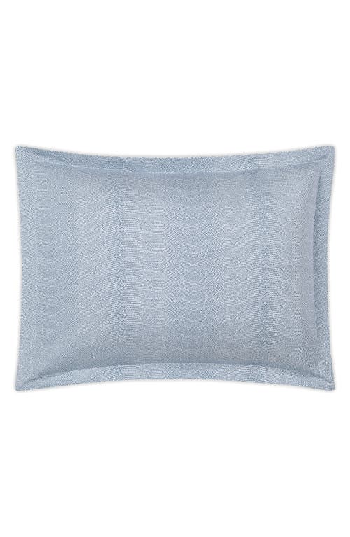 Matouk Jasper Cotton Sateen PIllow Sham in Steel Blue at Nordstrom