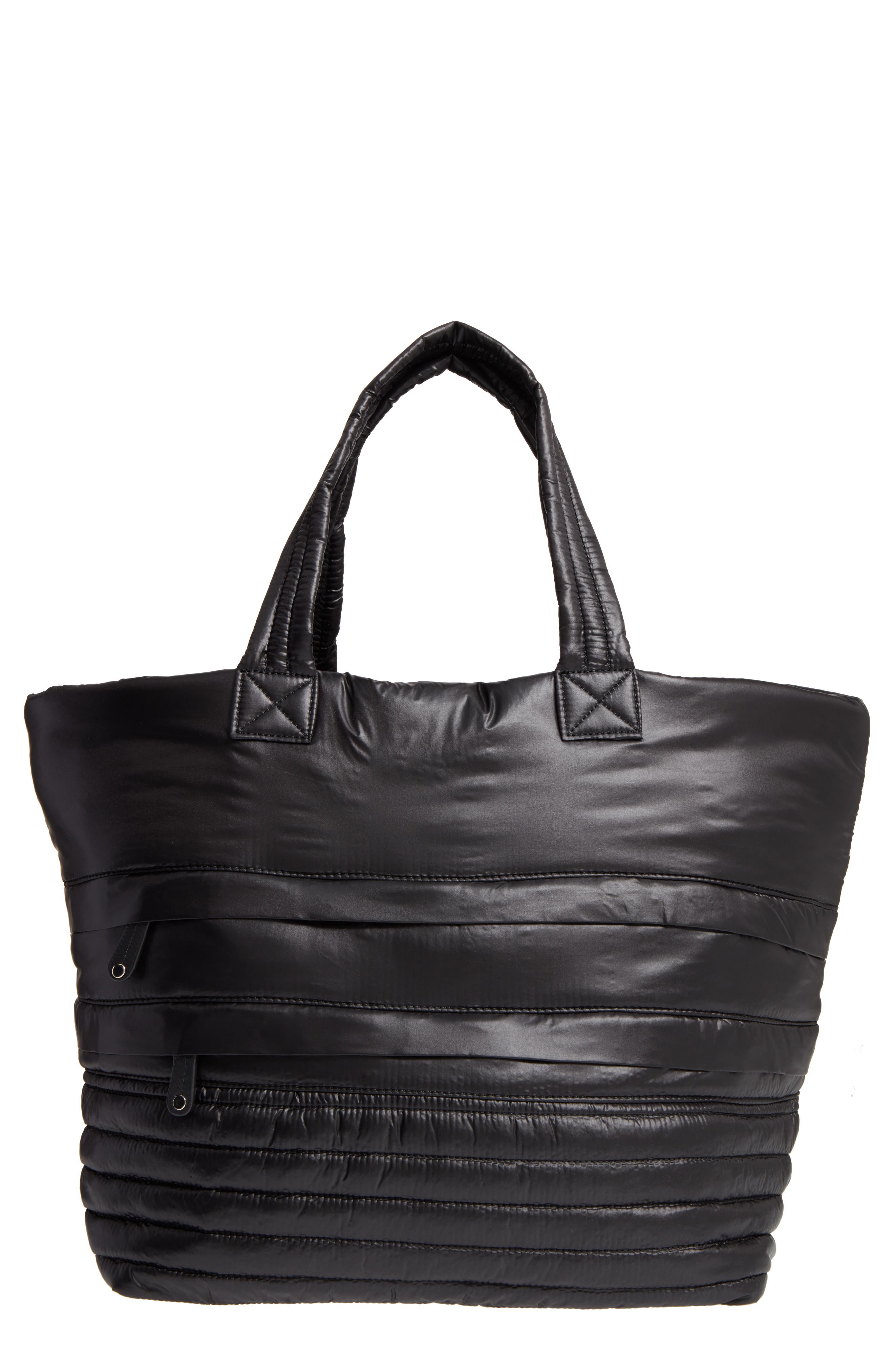 sondra roberts puffer tote quilted nylon