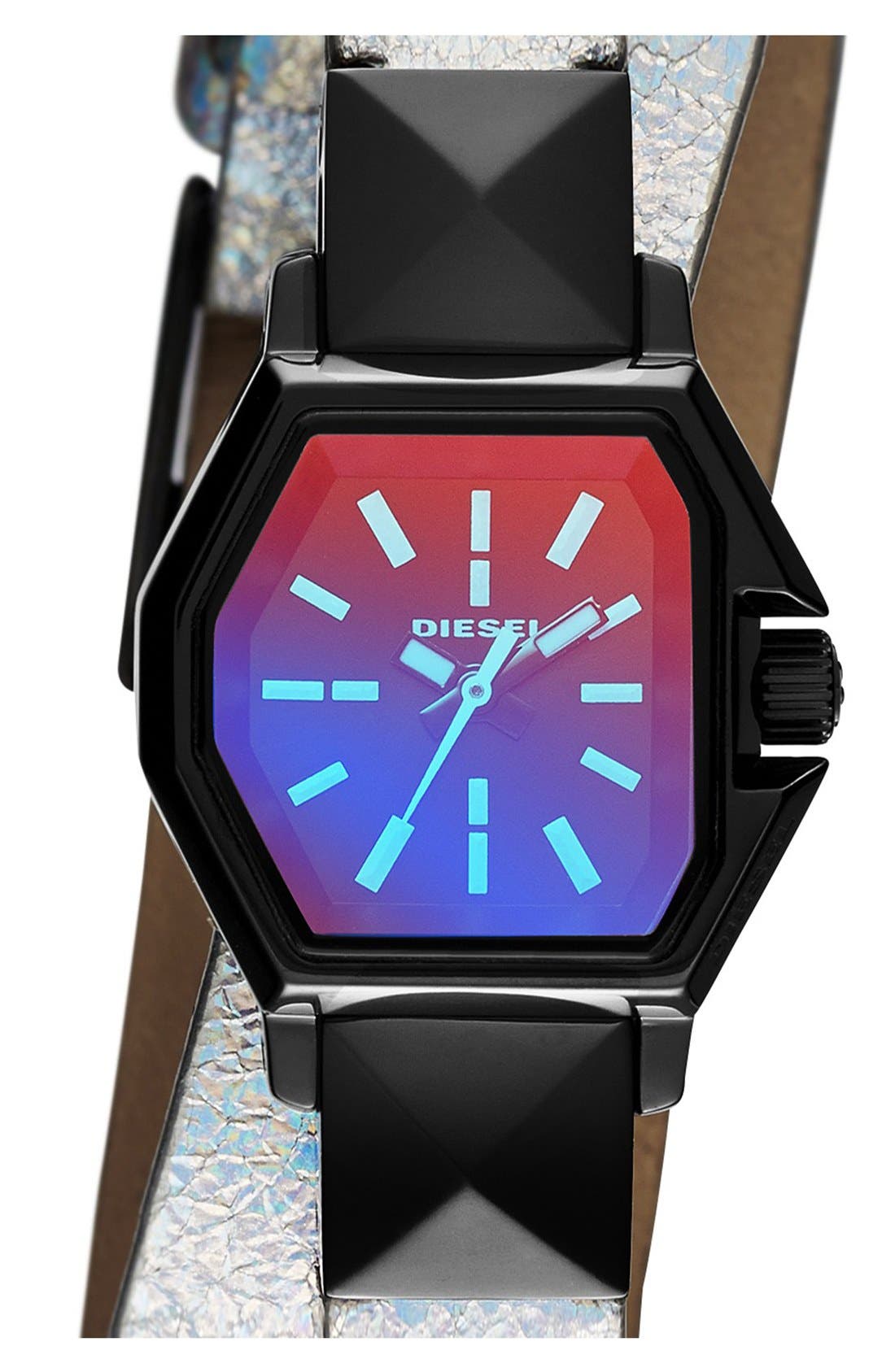 diesel iridescent watch