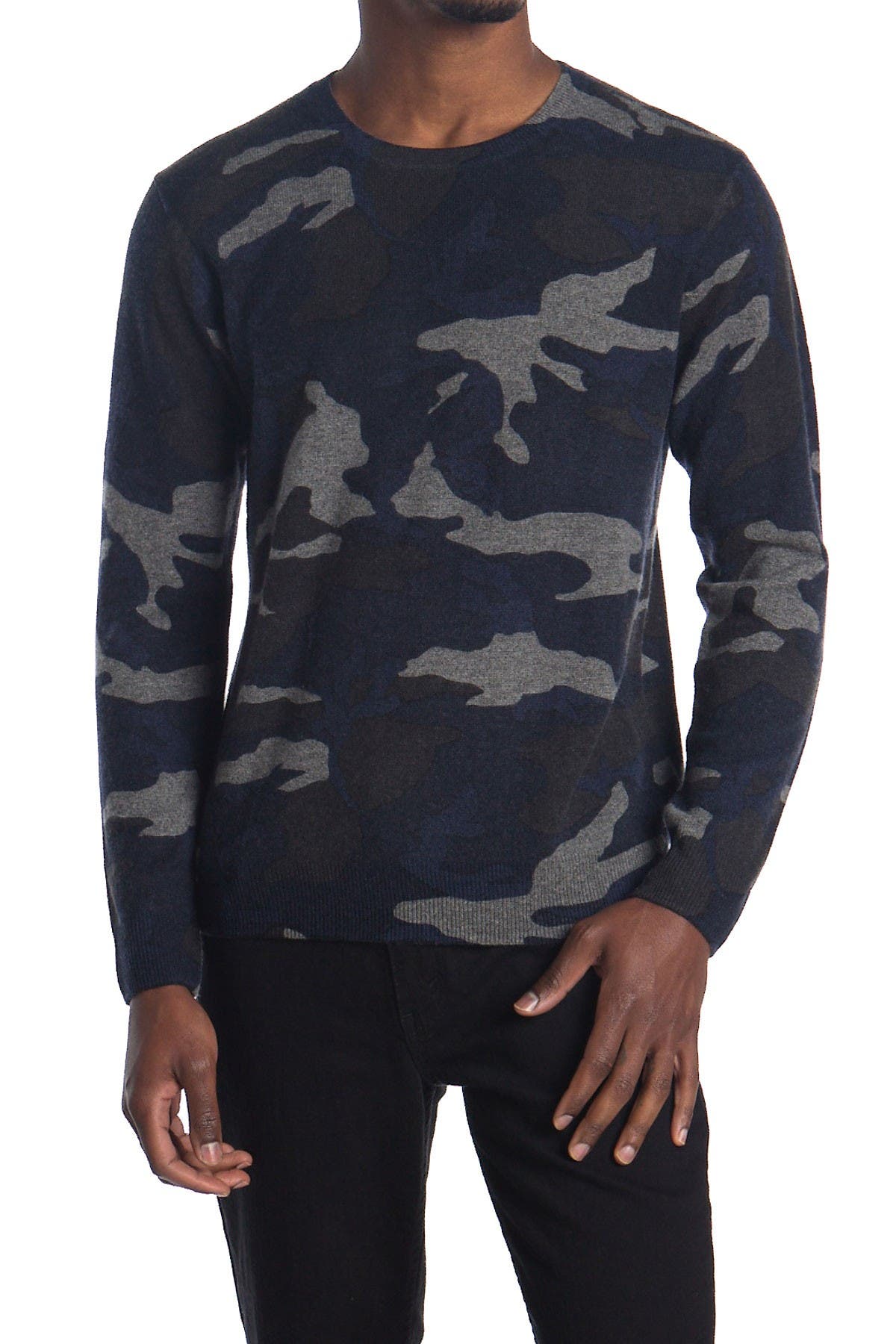 camo cashmere sweater