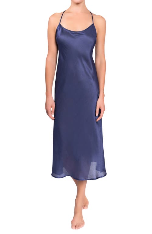 Everyday Ritual T-Back Chemise in Sapphire at Nordstrom, Size X-Small