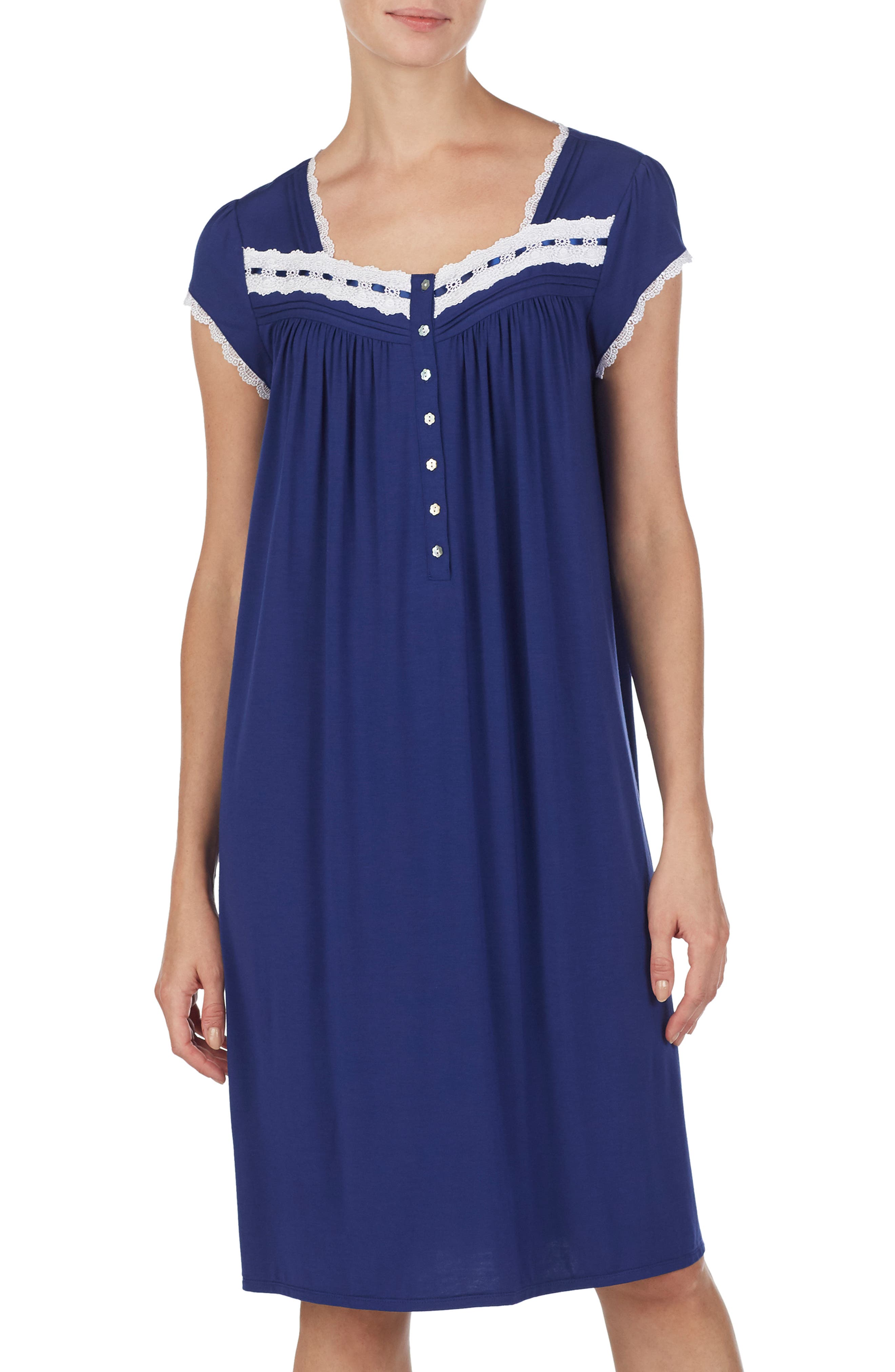 Eileen West Waltz Nightgown, Blue