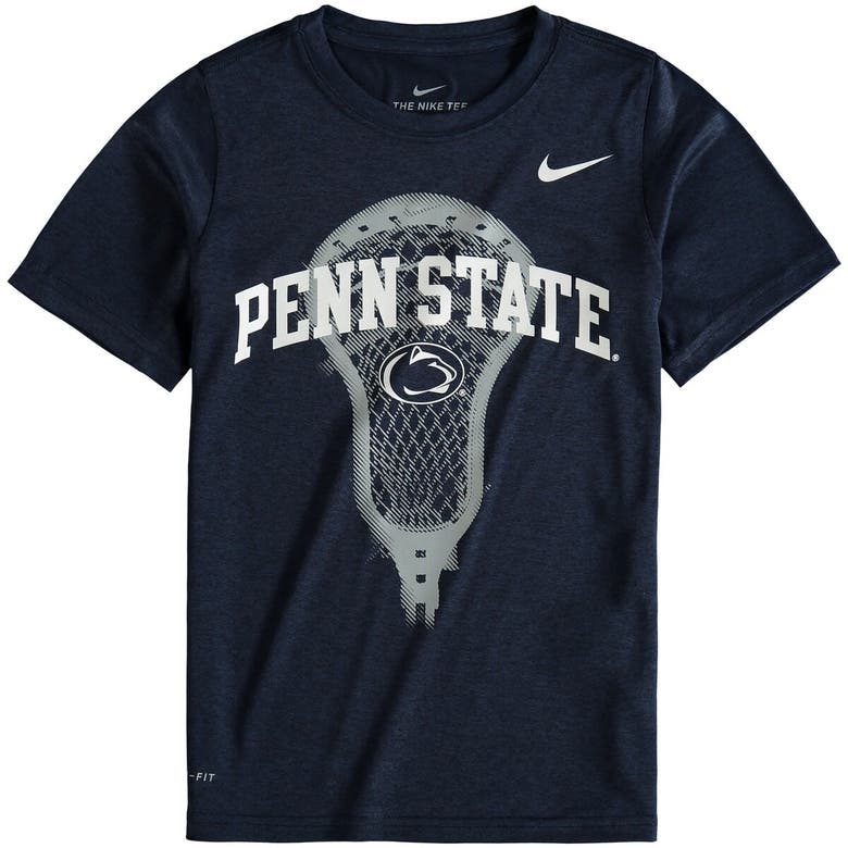 Shop Nike Youth  Navy Penn State Nittany Lions Lacrosse Performance T-shirt