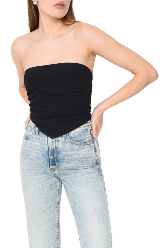 Shop Wayf Dream On Top Strapless Top In Black