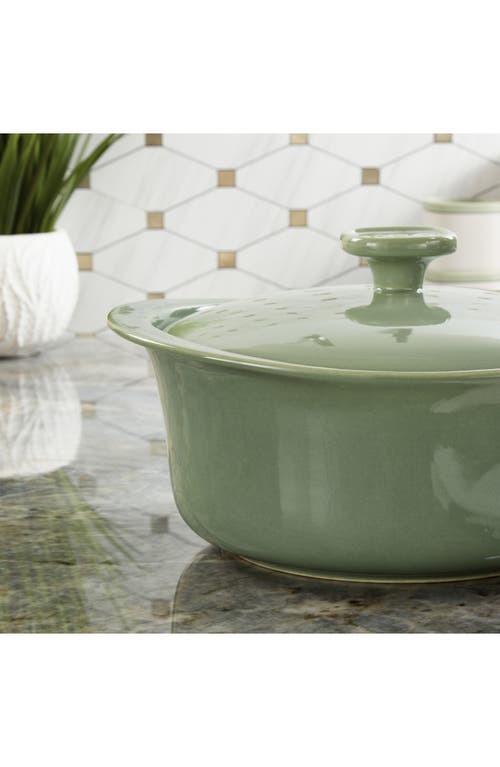Berghoff Leo Balance 4.5-quart Stone Casserole In Sage