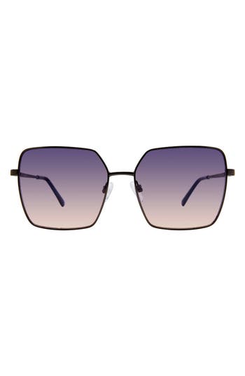 Kurt Geiger London 58mm Square Sunglasses In Blue