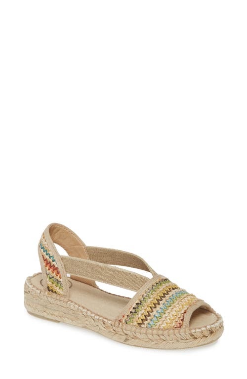 Estel Espadrille Wedge Sandal in Multi Fabric