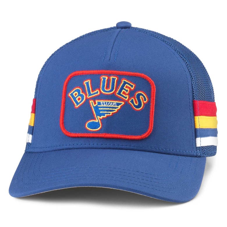 Shop American Needle Blue St. Louis Blues Hotfoot Stripes Trucker Adjustable Hat