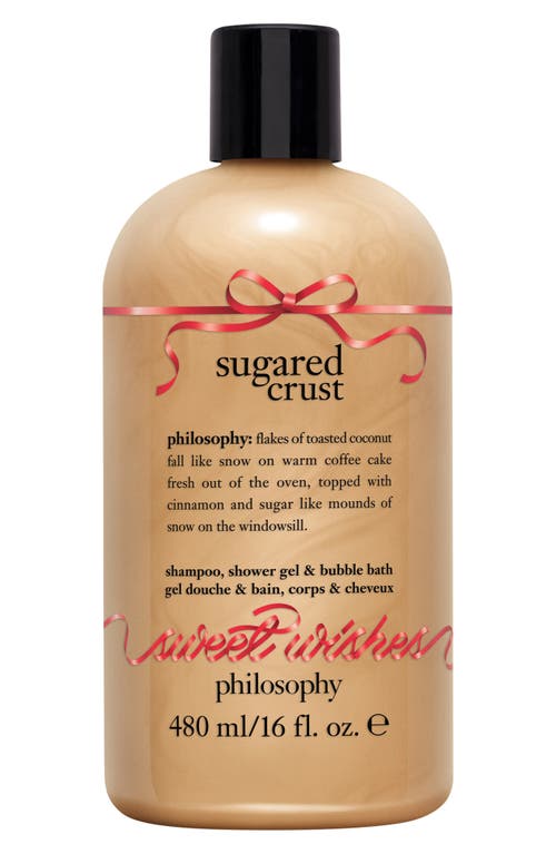 philosophy sugared crust shampoo, shower gel & bubble bath 