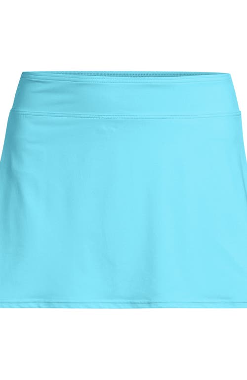 Shop Lands' End Tummy Control Skirt Swim Bottoms In River Mist